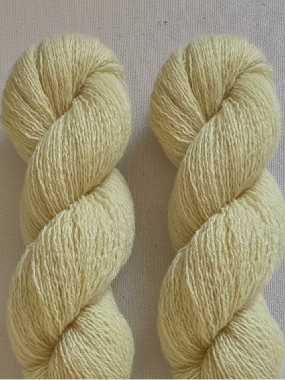 Vtg Italian Reclaimed Cashmere Yarn · Lace Weight · 25g | 326m · “Lemonade”